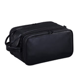 Javrenlo Vintage-Style PU Leather Toiletry Bag with Wet/Dry Storage - product image 1