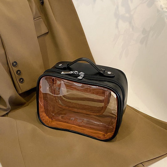 Javrenlo Clear-View Double-Layer Cosmetic Travel Bag - product image 1