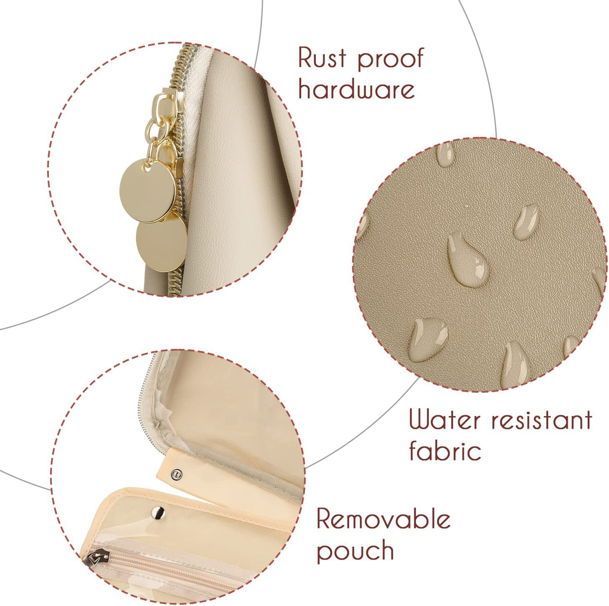 Javrenlo Hanging Toiletry Travel Organizer Bag with Hook - product image 2