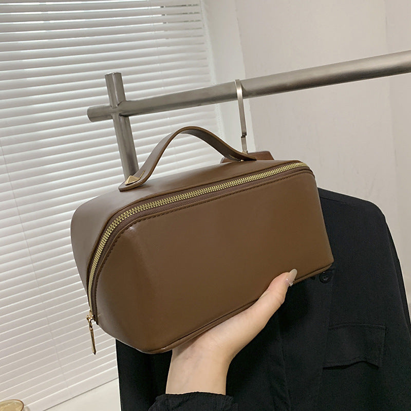 Javrenlo Minimalist Solid-Color Cosmetic Travel Bag - product image 3