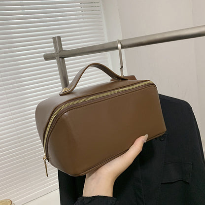 Javrenlo Minimalist Solid-Color Cosmetic Travel Bag - product image 3