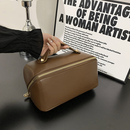 Javrenlo Minimalist Solid-Color Cosmetic Travel Bag - product image 2